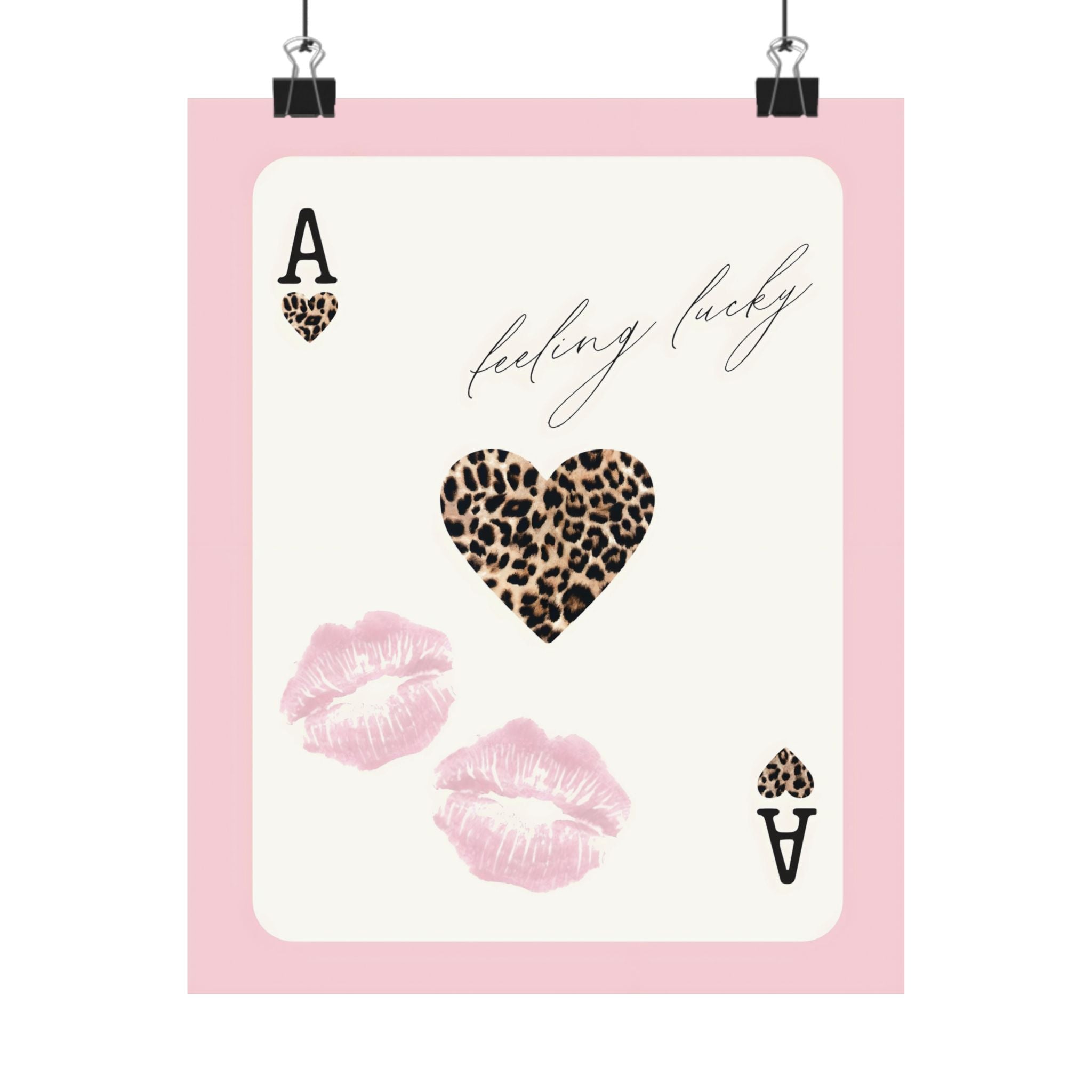 Pink Leopard Poster Set