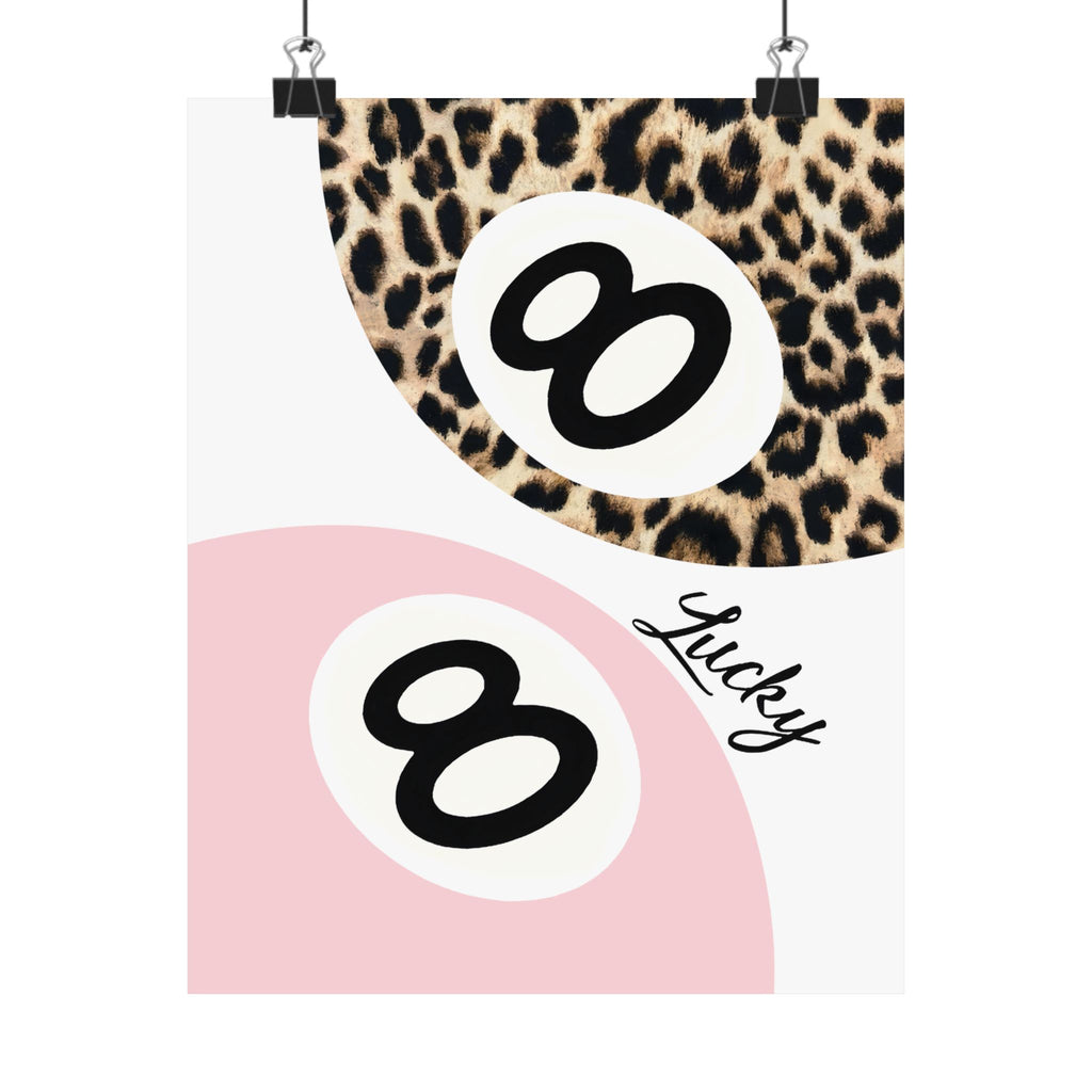 Pink Leopard Poster Set
