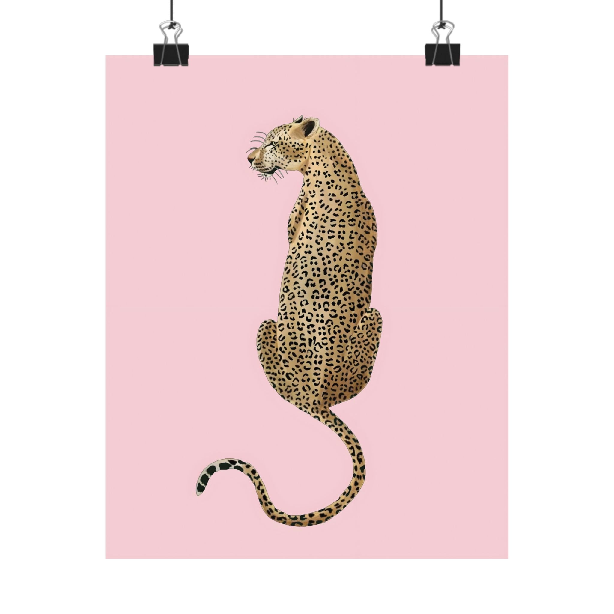 Pink Leopard Poster Set
