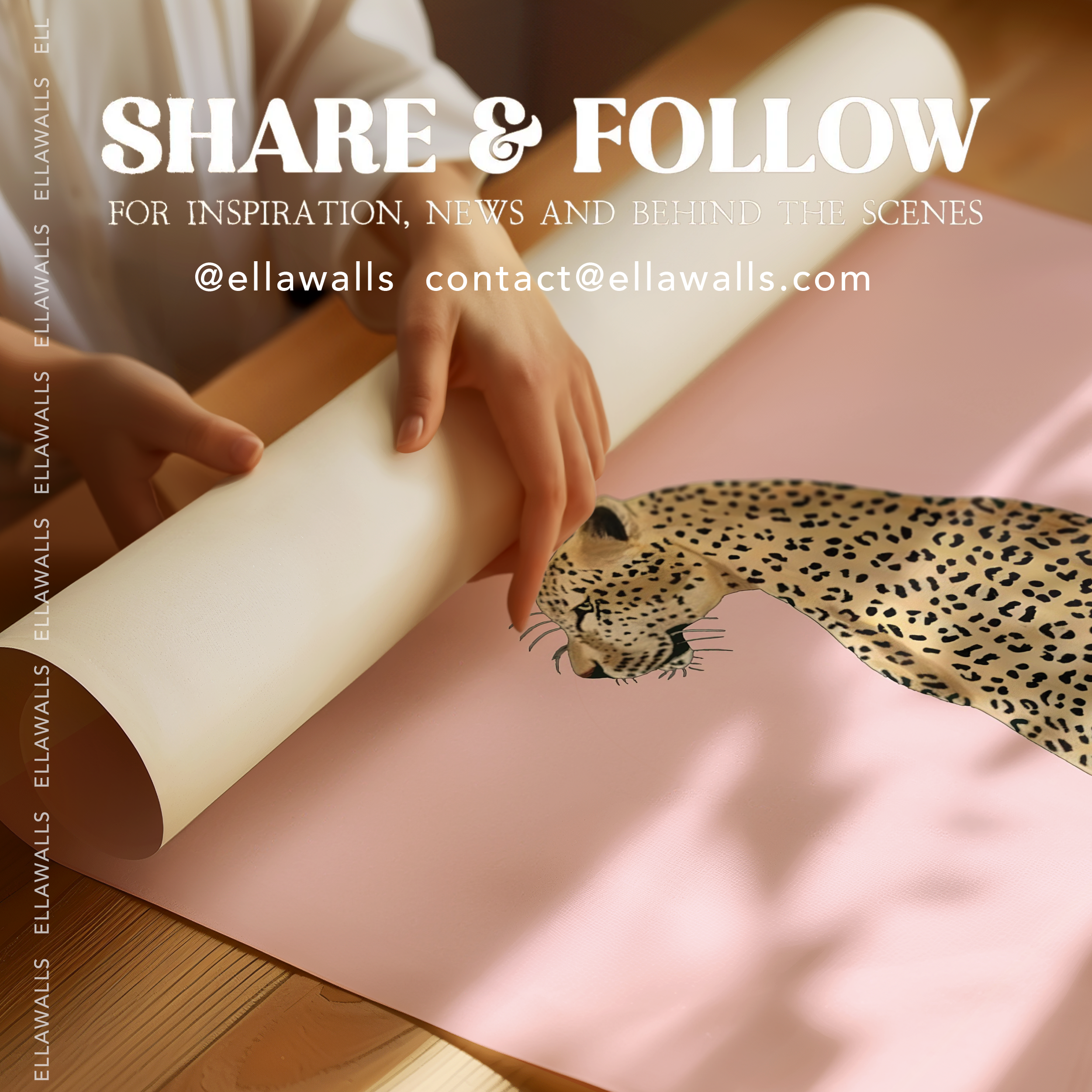 Pink Leopard Poster Set