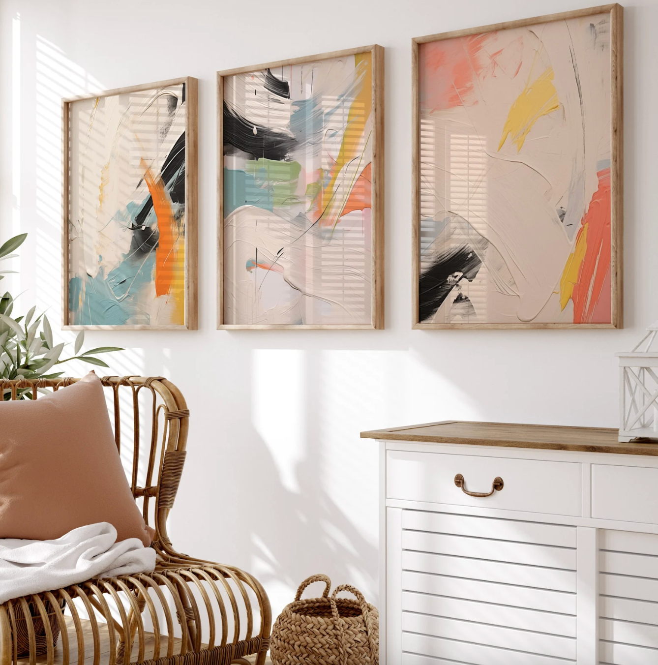 Colorful Abstract Poster Set