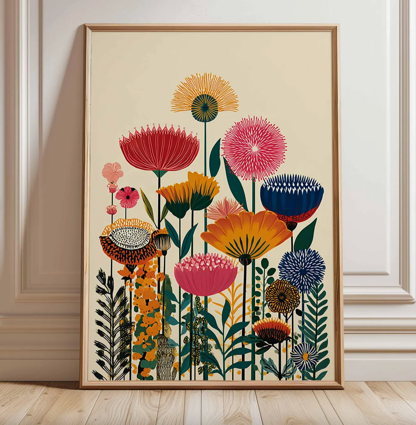 Colorful Botanical Poster