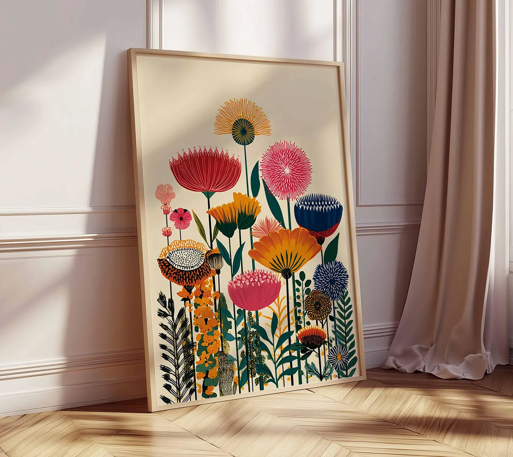 Colorful Botanical Poster