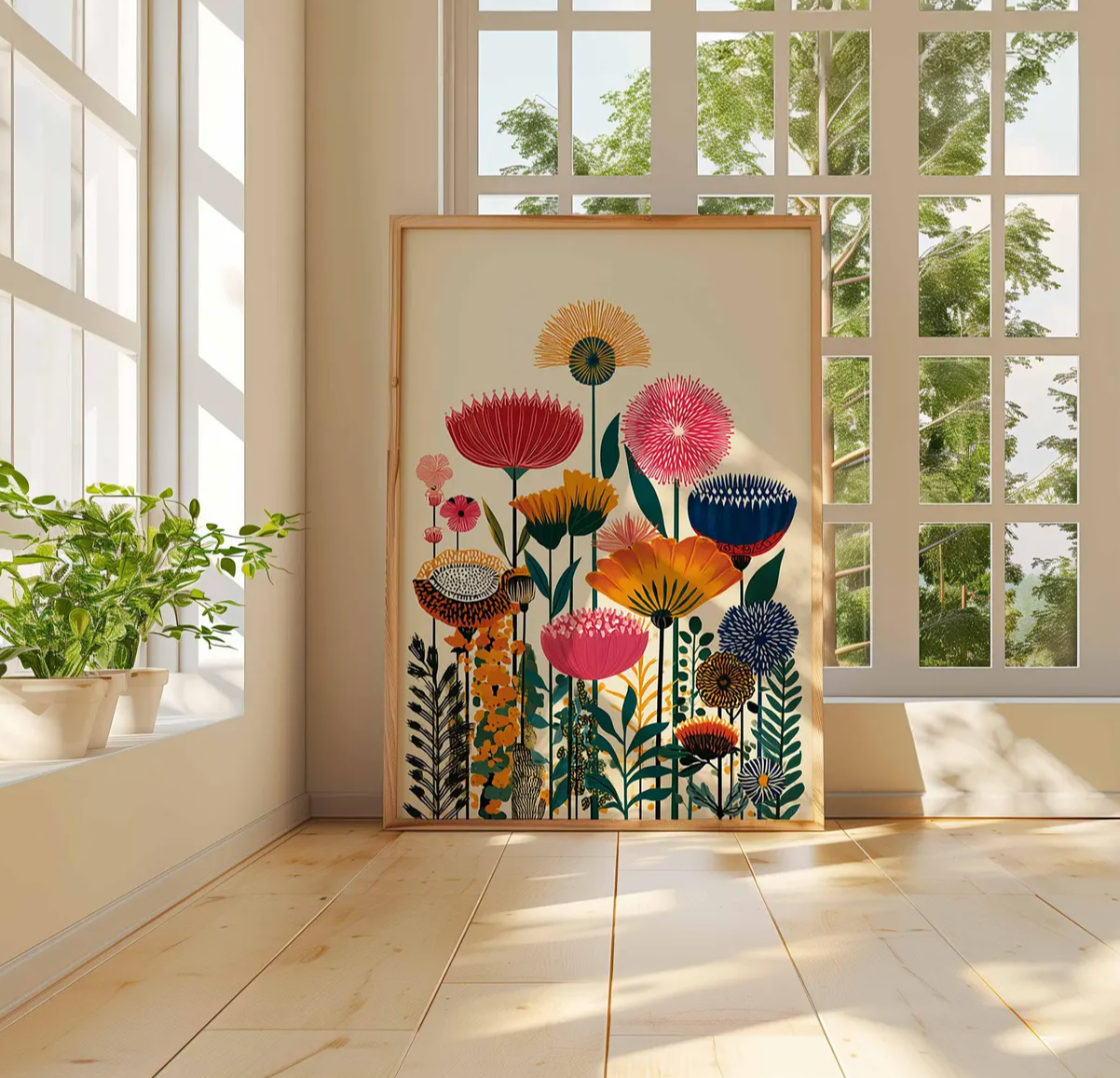 Colorful Botanical Poster