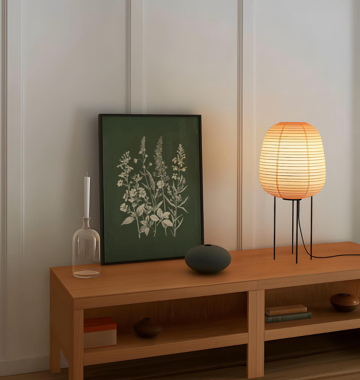 Dark Green Botanical Poster