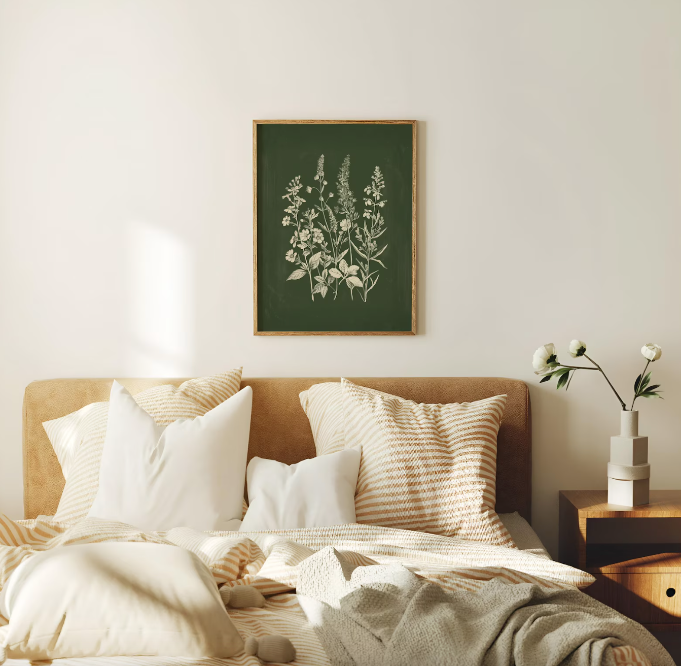 Dark Green Botanical Poster