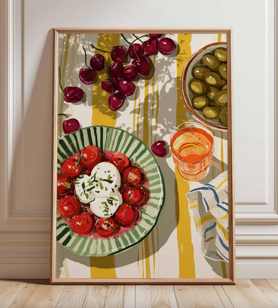 Mediterranean Kitchen Poster