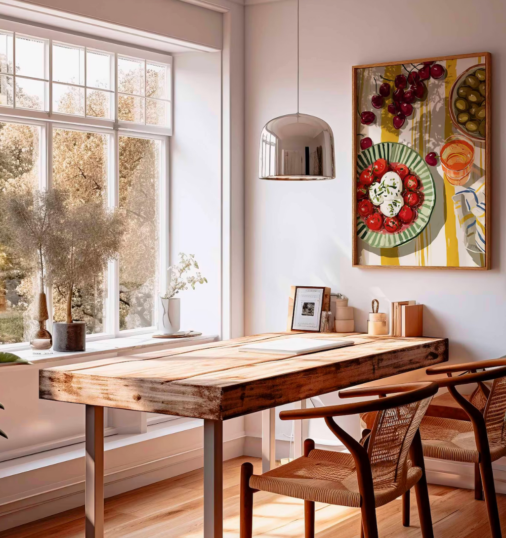 Mediterranean Kitchen Poster