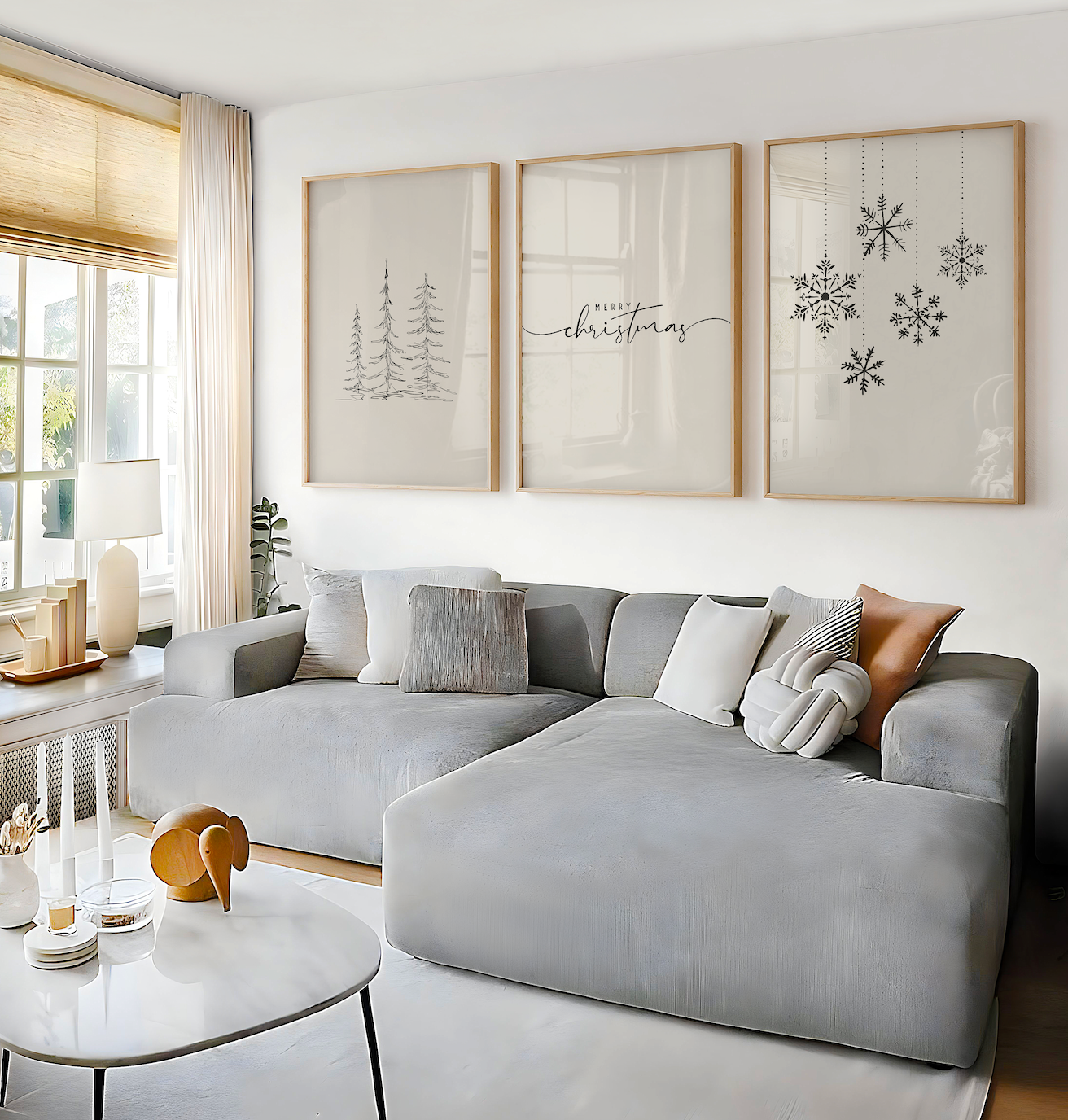 Copy of Merry Christmas Minimal Script Poster