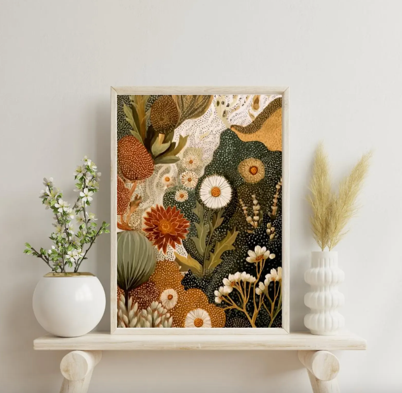 Abstract Botanical Poster