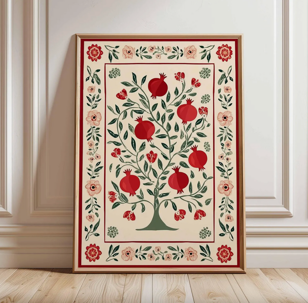 Pomegranate Tree Poster