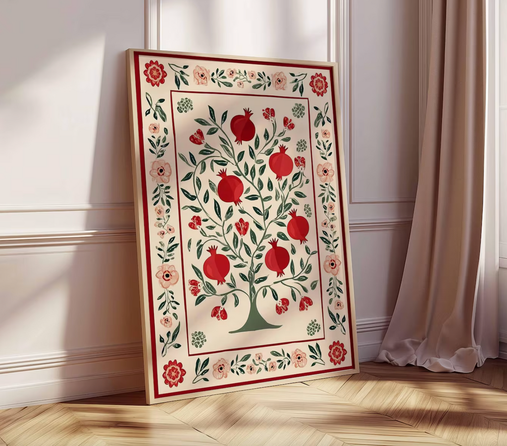 Pomegranate Tree Poster