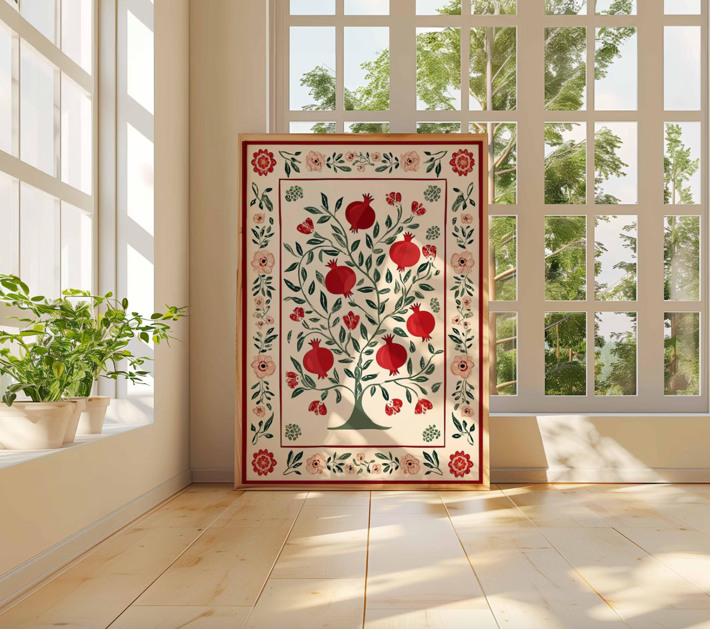 Pomegranate Tree Poster