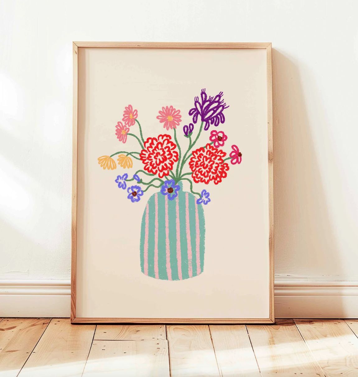 Minimalist Still Life Floral Poster