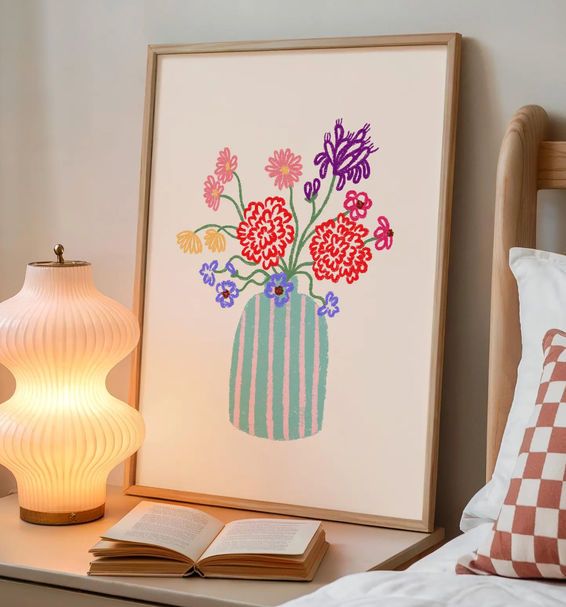 Minimalist Still Life Floral Poster