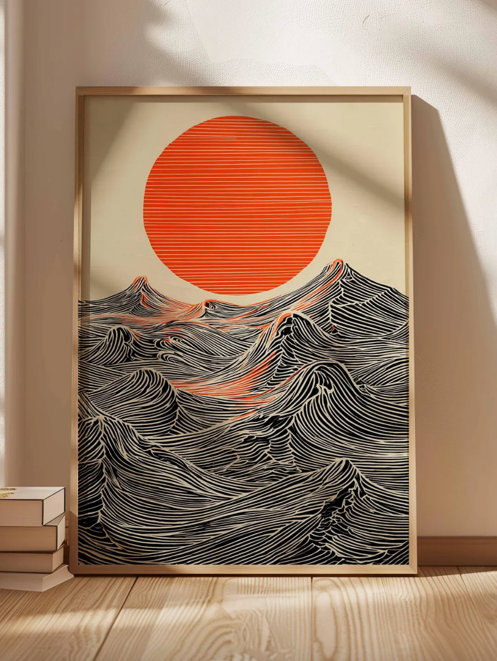 Sun and Waves Poster