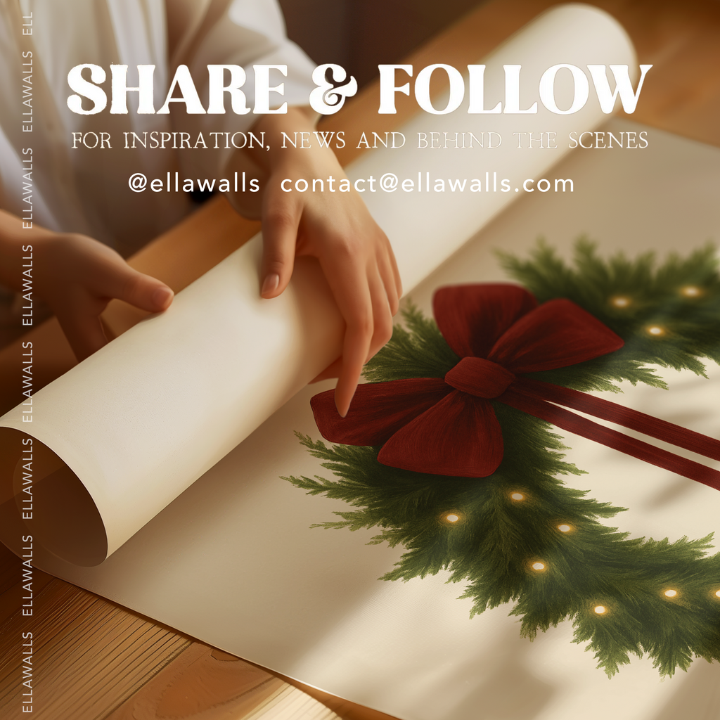 Vintage Christmas Poster Set