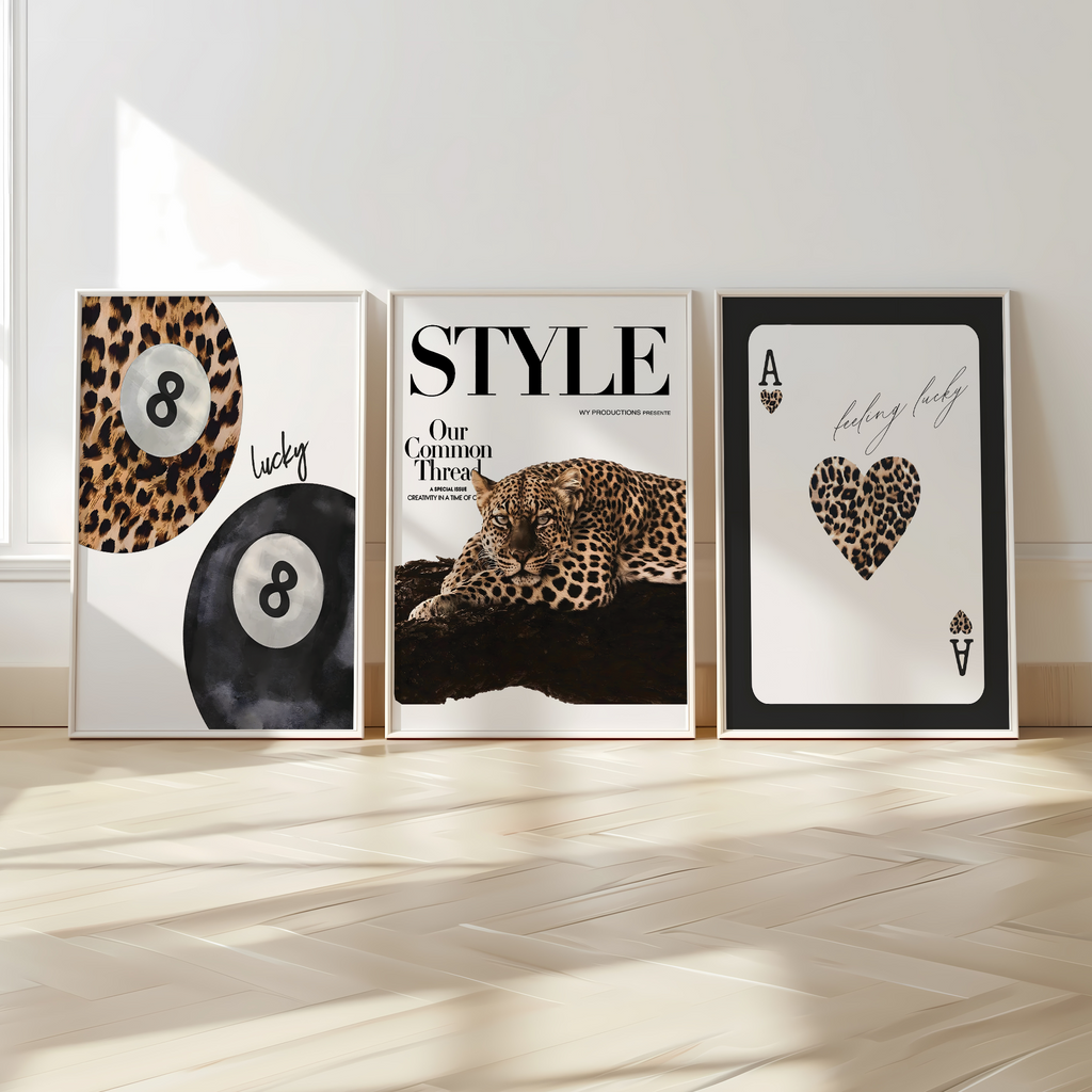 Leopard Poster Set